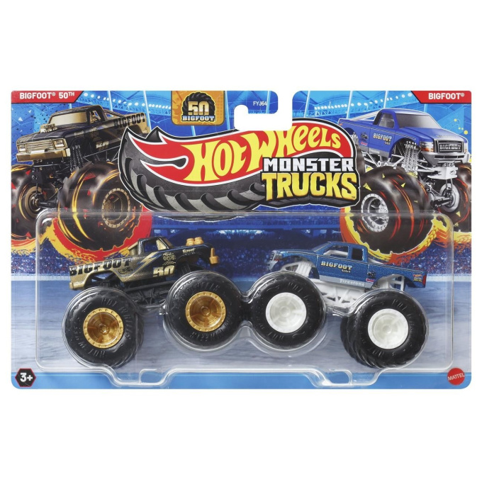 Hot Wheels Monster Trucks – Demolačné duo Bigfoot 50 VS Bigfoot