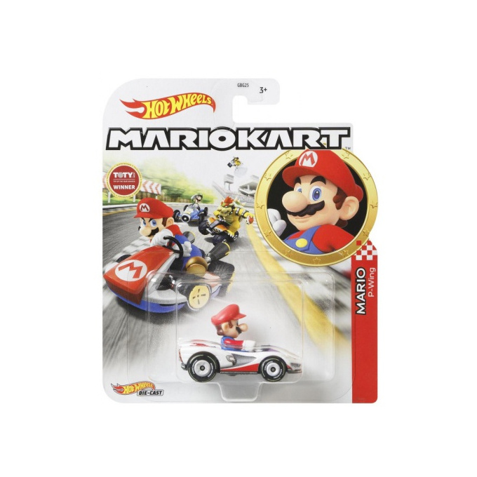 Hot Wheels - Super Mario autíčko Mario