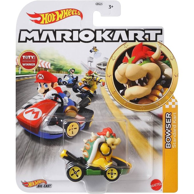Hot Wheels - Super Mario autíčko Bowser