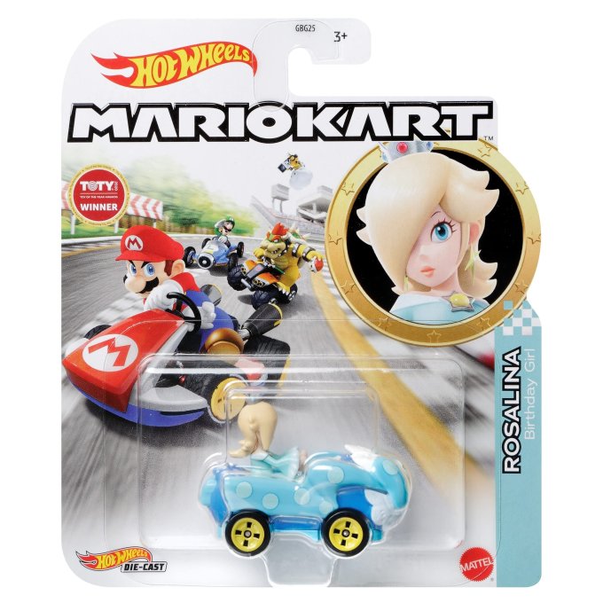 Hot Wheels - Super Mario autíčko Rosalina