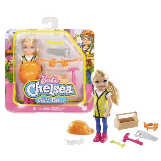 Barbie Chelsea – Povolanie Stavbárka