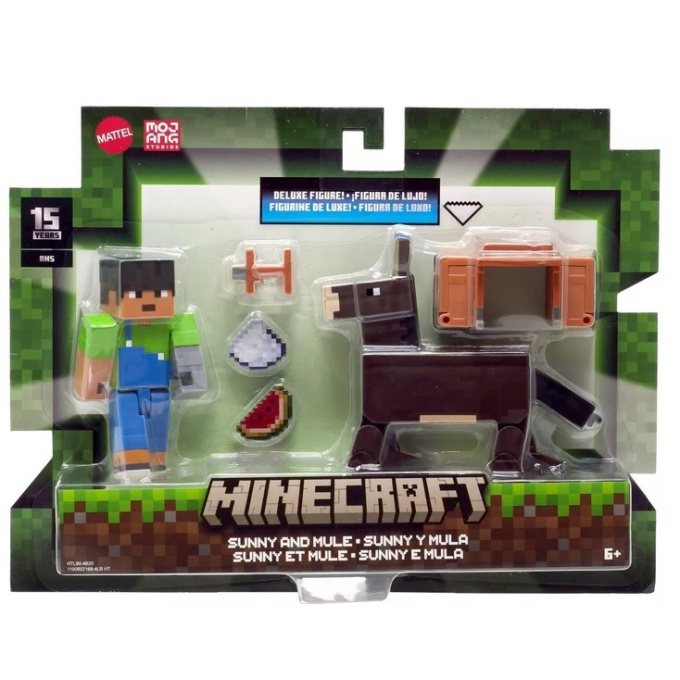 Minecraft – Figúrka s doplnkami Sunny And Mule