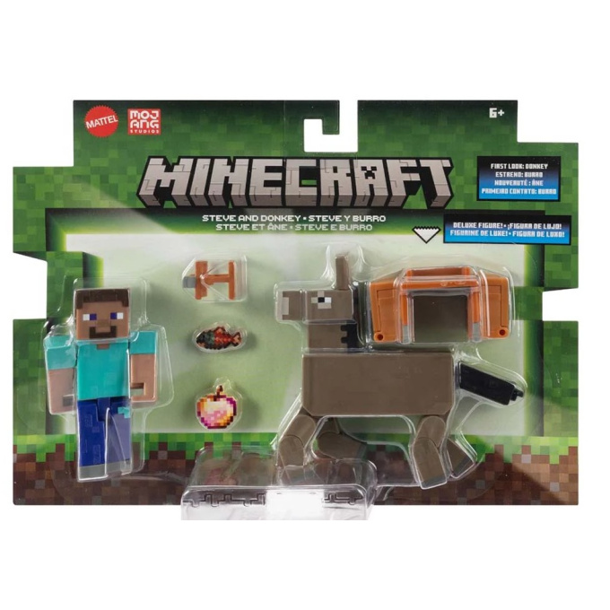 Minecraft – Figúrka s doplnkami Steve And Donkey