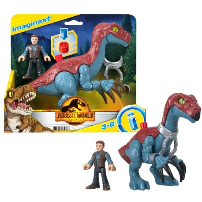 Jurassic World - Dinosaurus Therizinosaurus& Owen