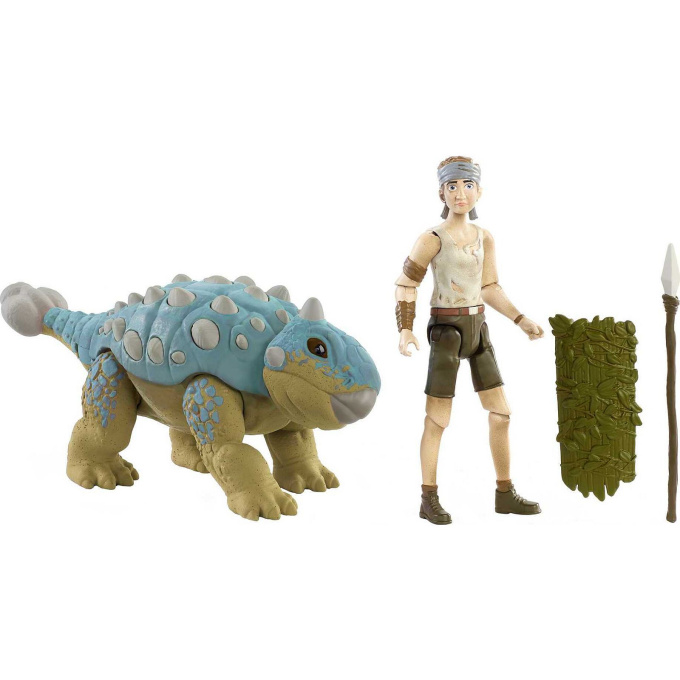 Jurassic World – Súprava figúrok Ben & Ankylosaurus Bumpy