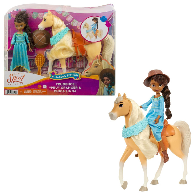 Spirit – Figúrka s koníkom Prudence Granger & Chica Linda