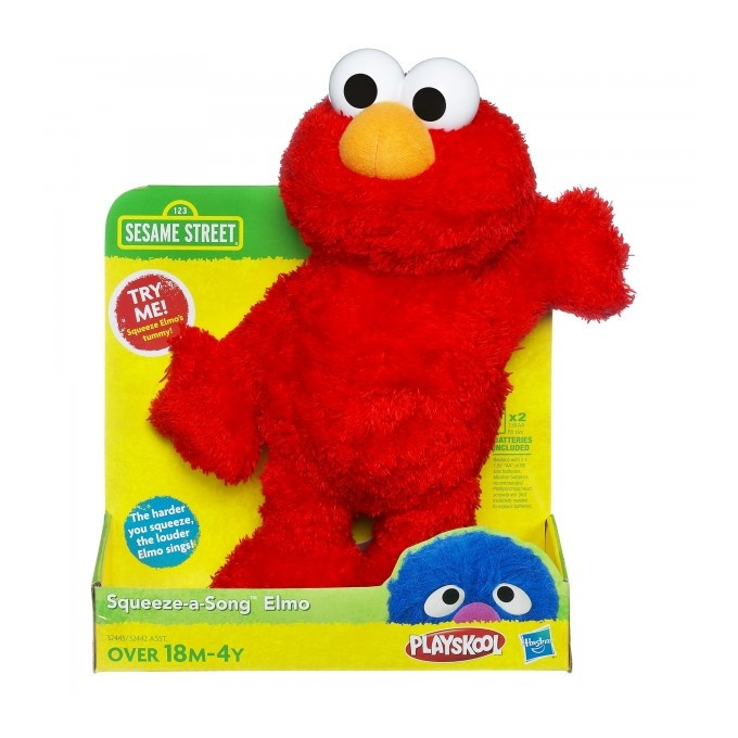 Sesame Street - Spievajúca postavička 25 cm Modrá