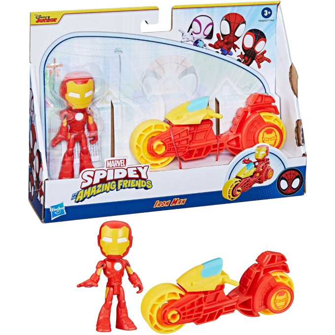 Marvel Spidey - Figúrka s motorkou Iron Man
