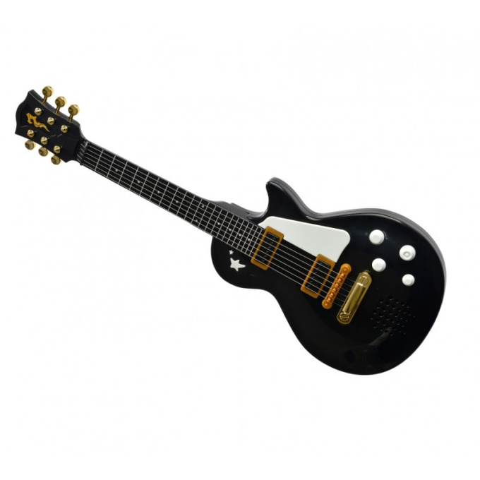 Elektronická rocková gitara Čierna