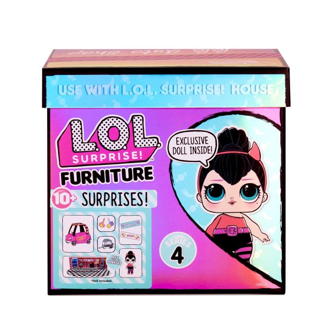 L.O.L. Surprise! - Nábytok s bábikou 4. séria B.B. Auto Shop