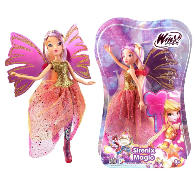Bábika Winx Sirenix Magic Stella