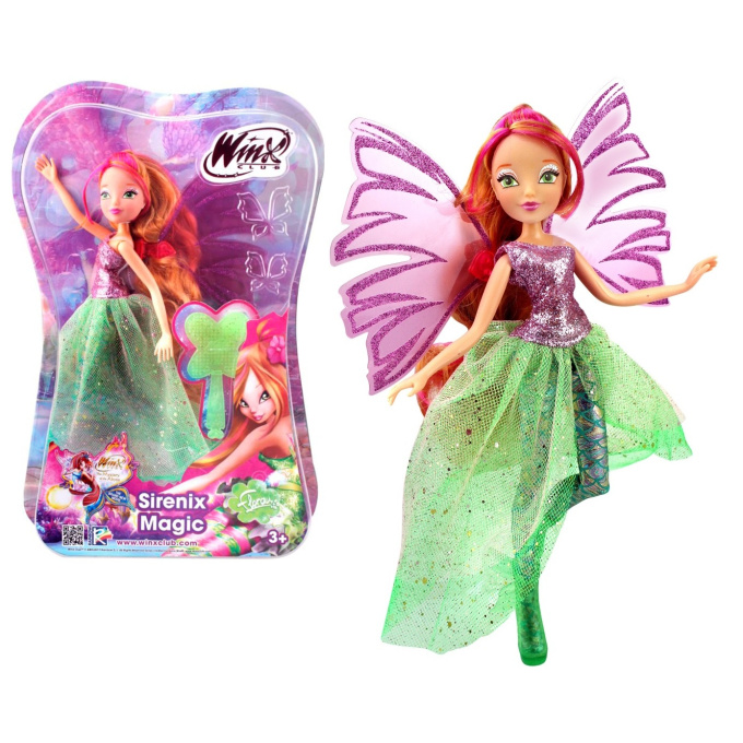 Bábika Winx Sirenix Magic Flora