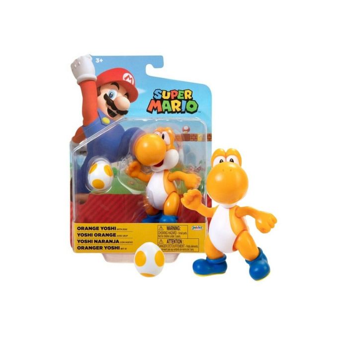 Super Mario - Figúrka Orange Yoshi