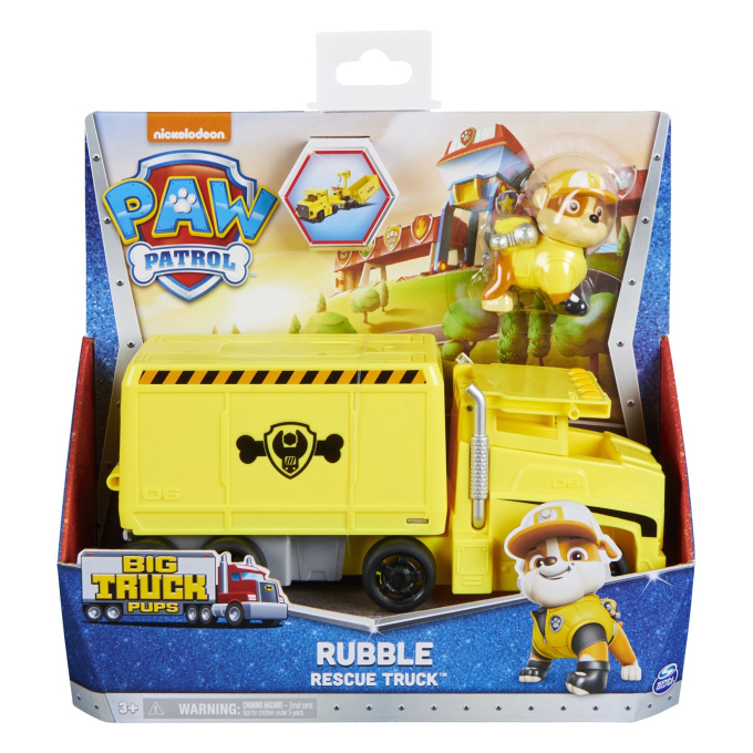 Paw Patrol - Vozidlo s figúrkou Rubble