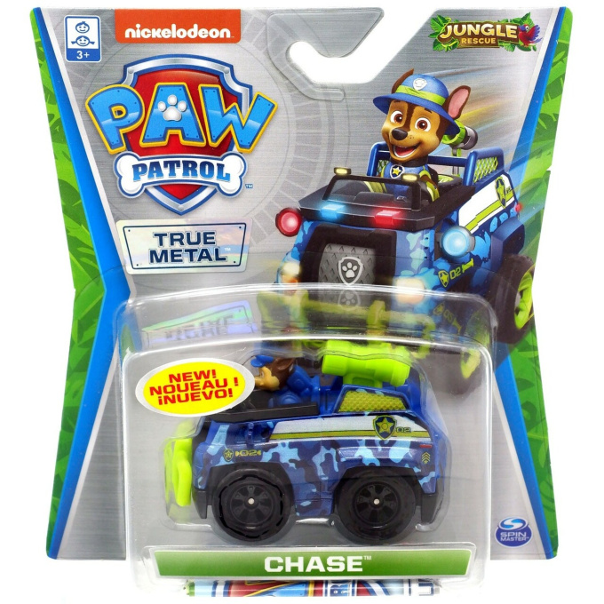 Paw Patrol – Vozidlo s figúrkou Chase 20121336