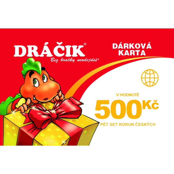 Darčeková karta 500 Kč