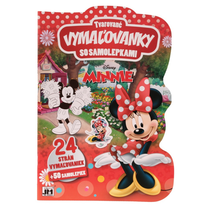 Minnie Mouse – Tvarované vymaľovanky