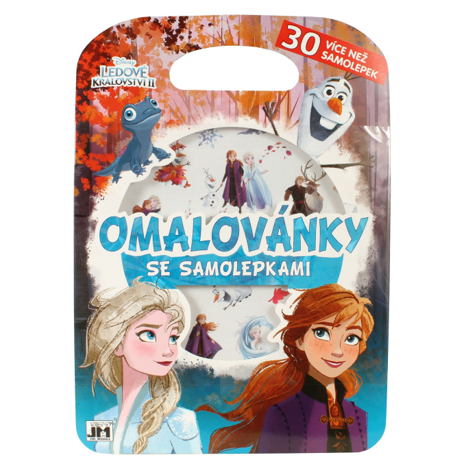 Ľadové kráľovstvo 2 - Vymaľovanky + samolepky