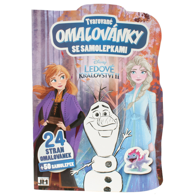 Ľadové kráľovstvo 2 - Vymaľovanky + samolepky