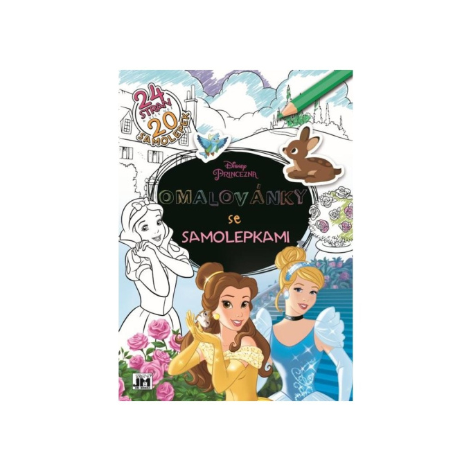 Disney Princess – Maľovanky so samolepkami