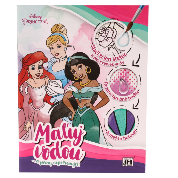 Disney Princess – Maľuj vodou