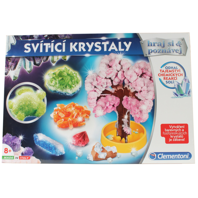 Výroba svietiacich kryštálov