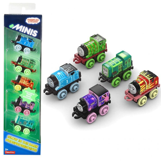 Thomas & Friends Minis - súprava 5 svietiacich vlakov
