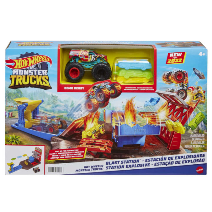Hot Wheels – Vybuchujúca čerpacia stanica