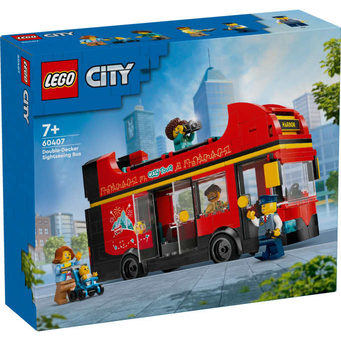 60407 Lego City – Červený dvojposchodový vyhliadkový autobus
