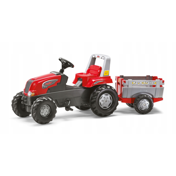 Šliapací traktor s prívesom