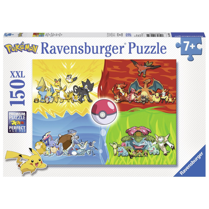 Puzzle 150 – Typy pokémonov