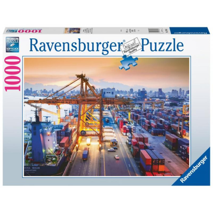 Puzzle 1000 – Prístav v Hamburgu