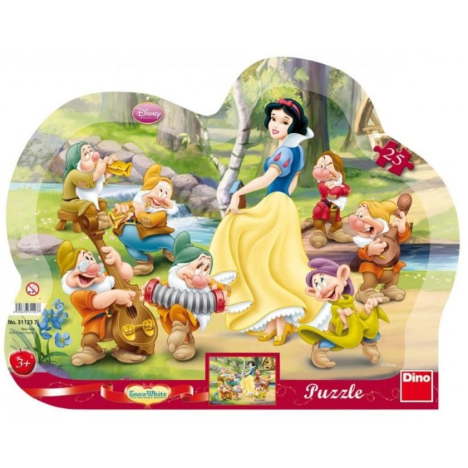 Puzzle 25 – Snehulienka a 7 trpaslíkov
