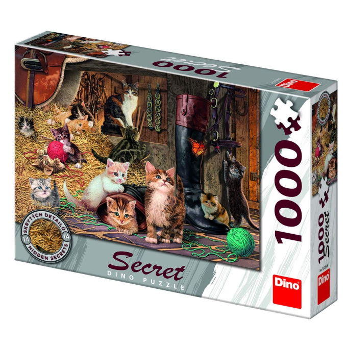 Puzzle 1000 - Mačiatka