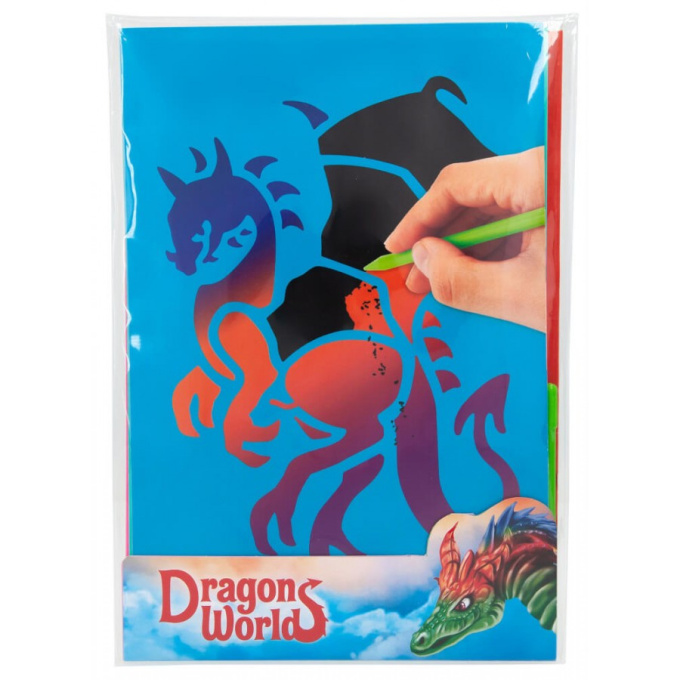 Dragon World - Vyškrabovacie obrázky