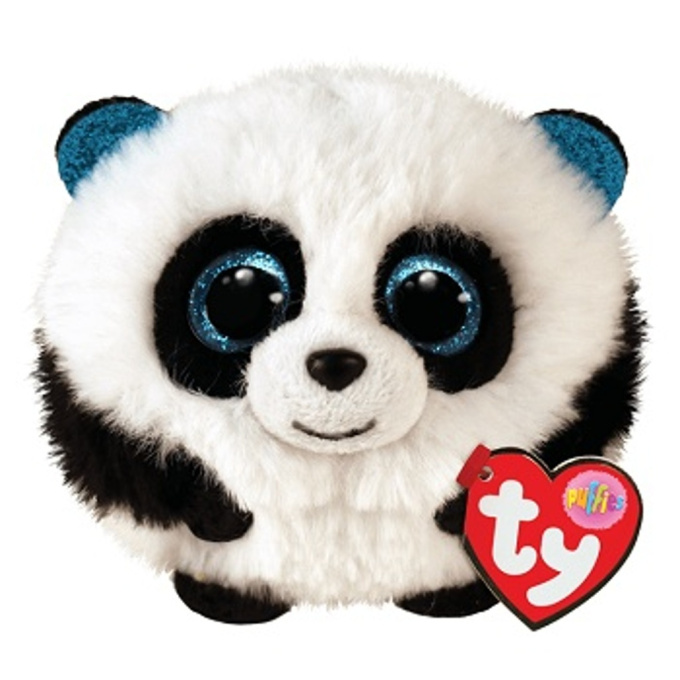 TY Puffies - Plyšová panda 8 cm