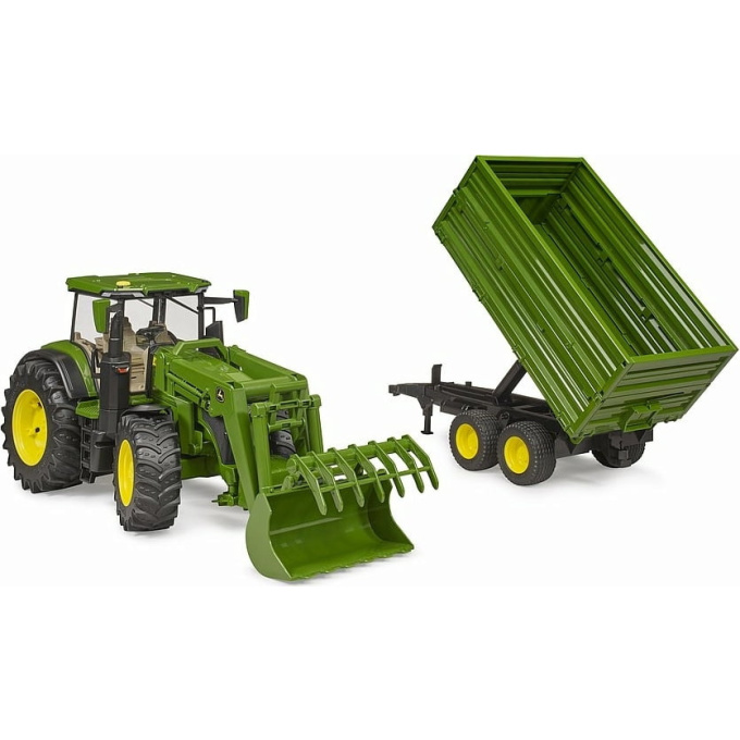 Bruder – Traktor s nakladačom a prívesom