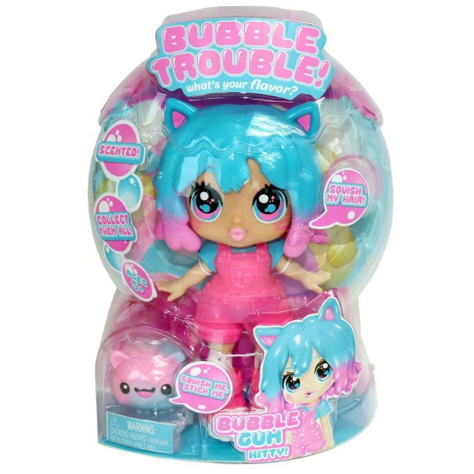 Bubble Trouble - Bubblegum Kitty Bábika