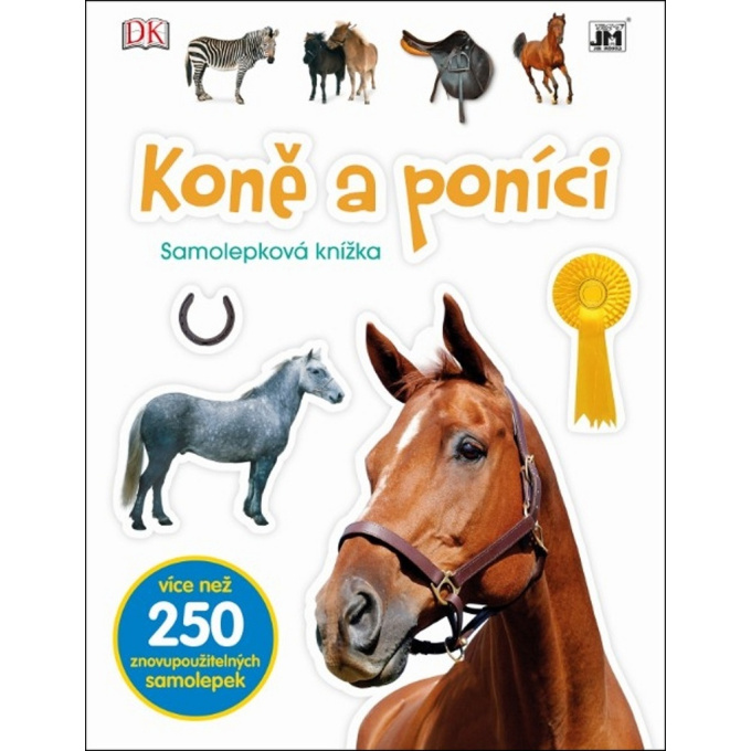 Knižka so samolepkami – Kone a poníky