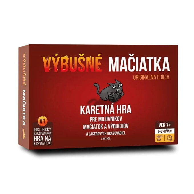 Hra – Výbušné Mačiatka