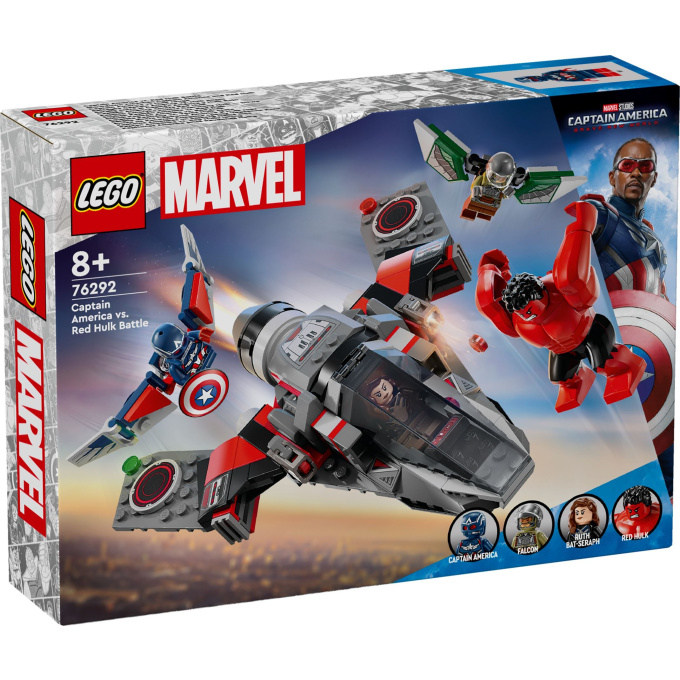 76292 Lego Marvel – Súboj: Kapitán Amerika vs. Red Hulk