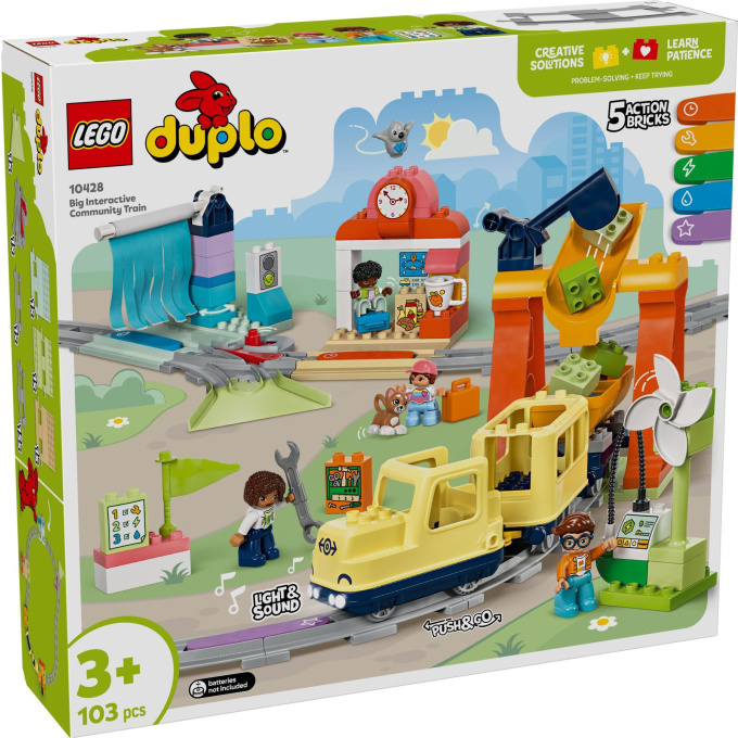 10428 Lego Duplo – Veľký interaktívny komunitný vláčik