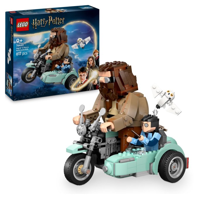 76443 Lego Harry Potter – Hagrid™ a Harry na motorke