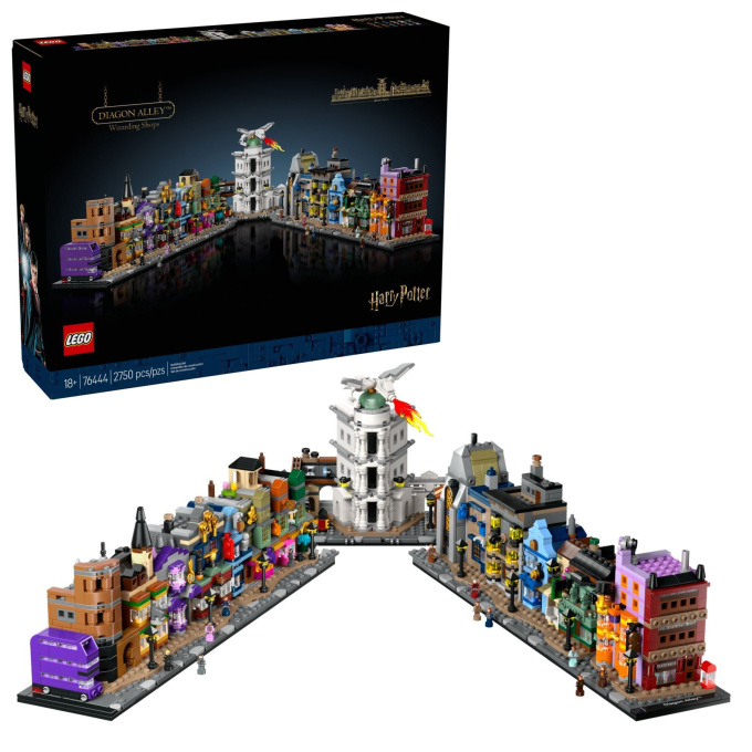 76444 Lego Harry Potter – Čarodejnícke obchody v Šikmej uličke
