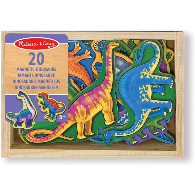 Drevené magnetky – Dinosaury