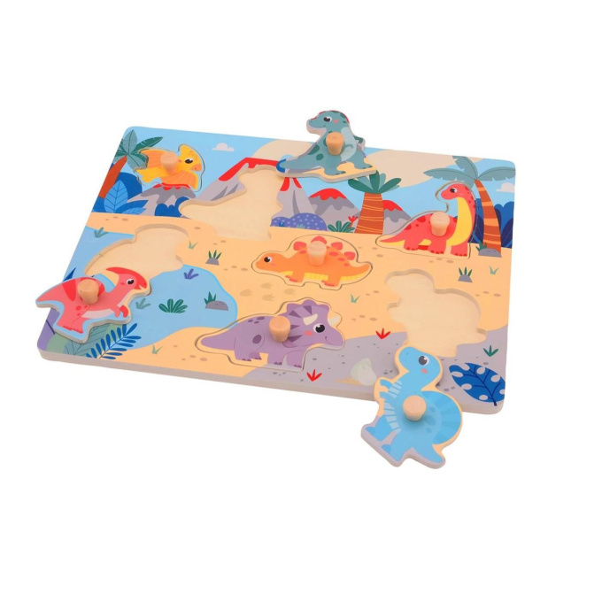 Drevené puzzle – Dinosaury
