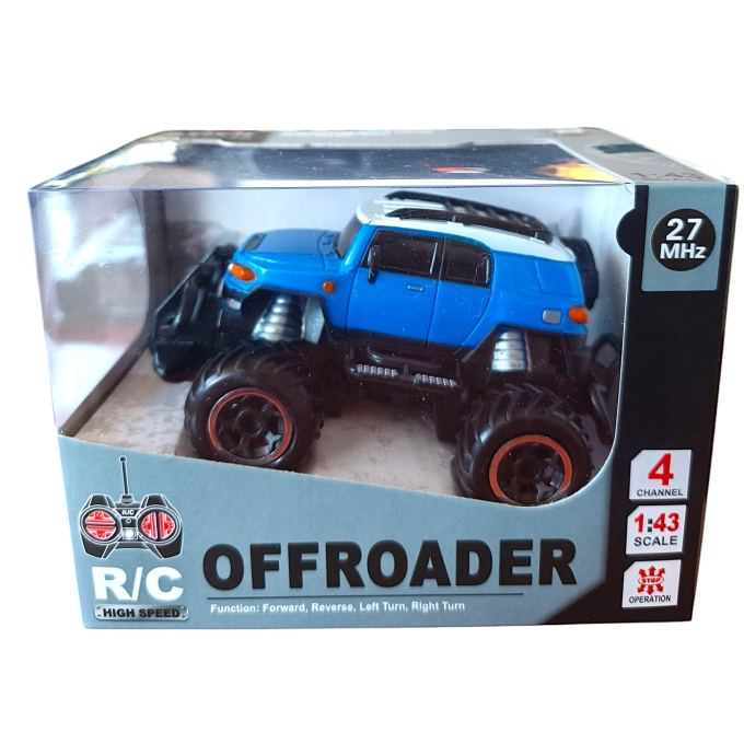 RC - Offroader 1:43 Modré Auto