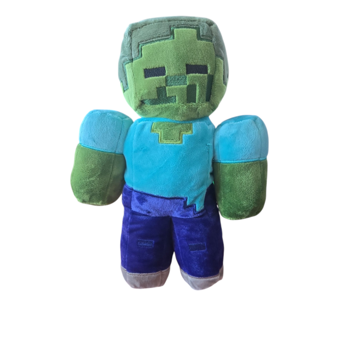 Minecraft – Plyšová postavička 30 cm  Zombie - Modro-zelený