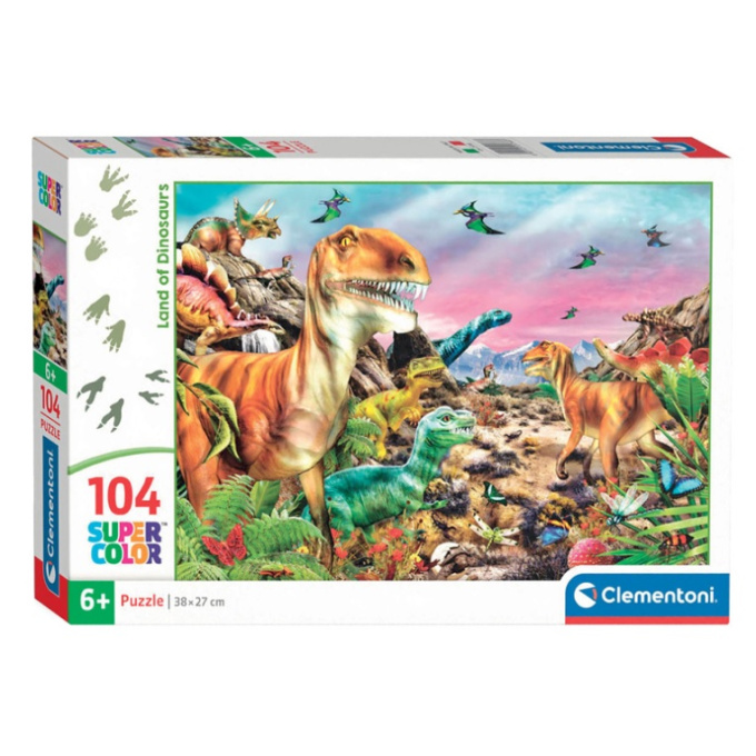 Puzzle 104 – Krajina dinosaura