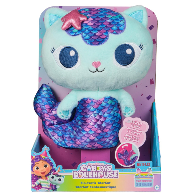 Gabby's Dollhouse -  Plyšová mačka 23 cm